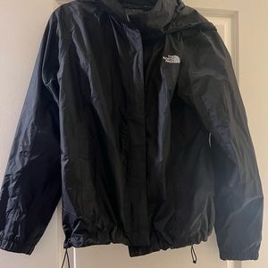 The North Face Women's Black Long Sleeve Full Zip Hooded Parka Coat Jacket XL